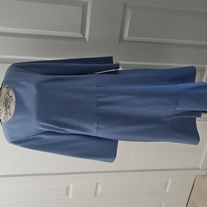 Banana Republic Light Blue Cerulean 3/4 Sleeve Dress. Size 14 TALL